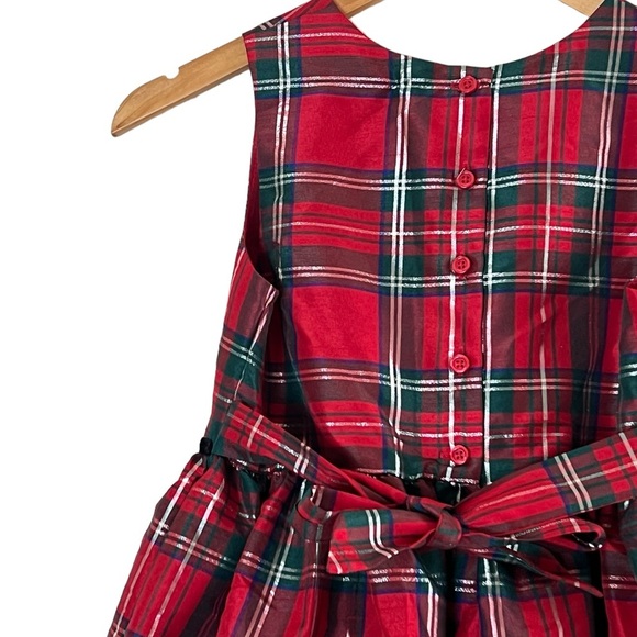 George Red Plaid Kids Formal Dress - Picture 8 of 12